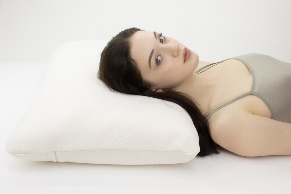 Подушка ортопедическая с эффектом памяти Идеальная Технологии здоровья  НТ-ПС-08