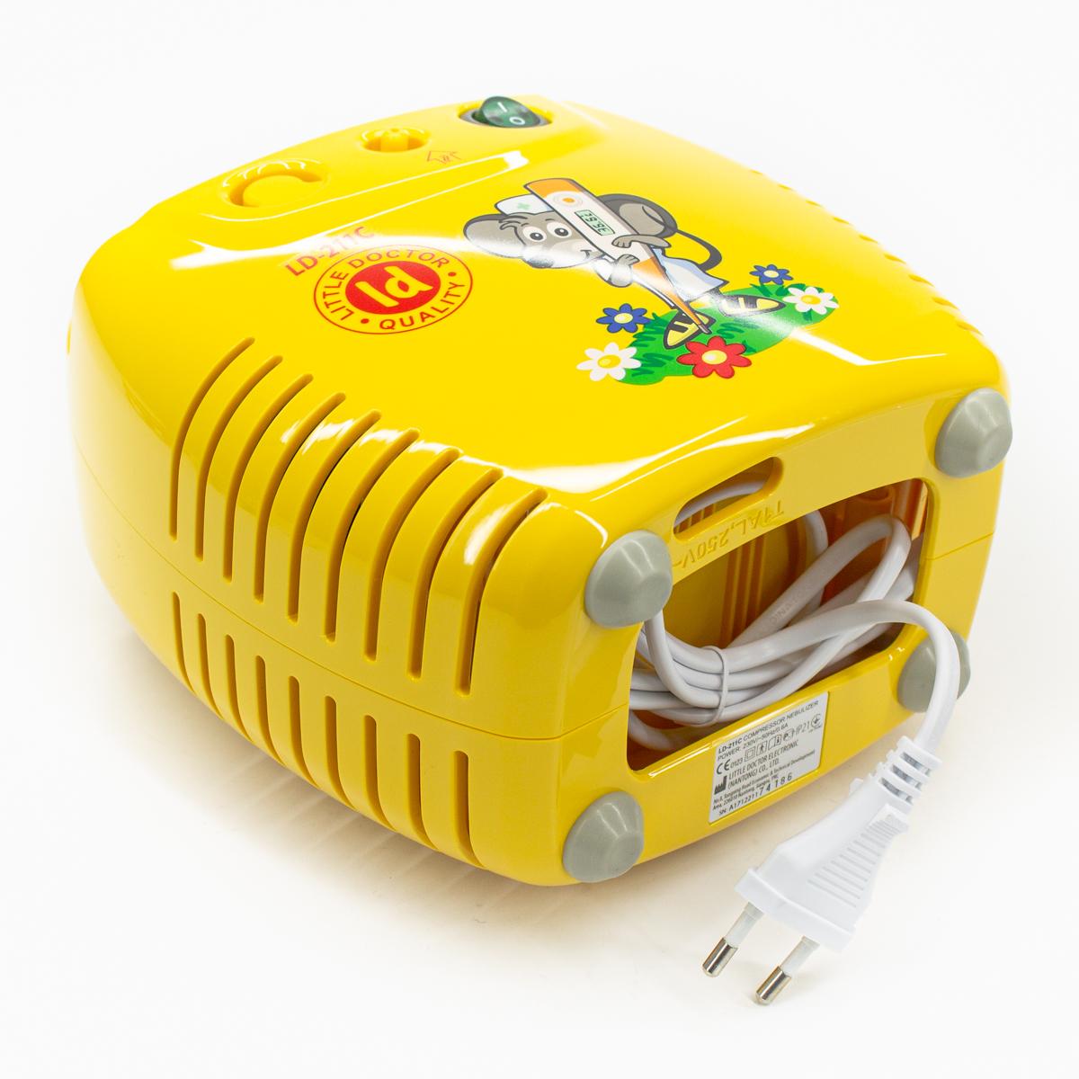 Ингалятор компрессорный (желтый) Little Doctor  LD-211C