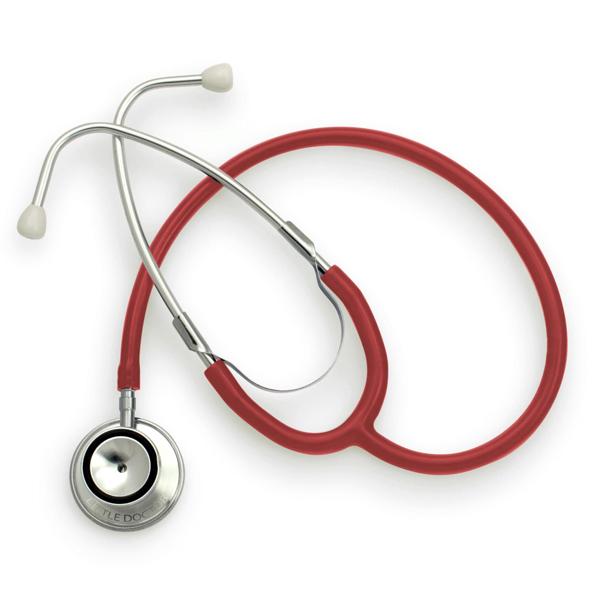 стет LD-Prof-1 терапевт  С ХАРАКТЕРИСТИКАМИ (красный) Little Doctor