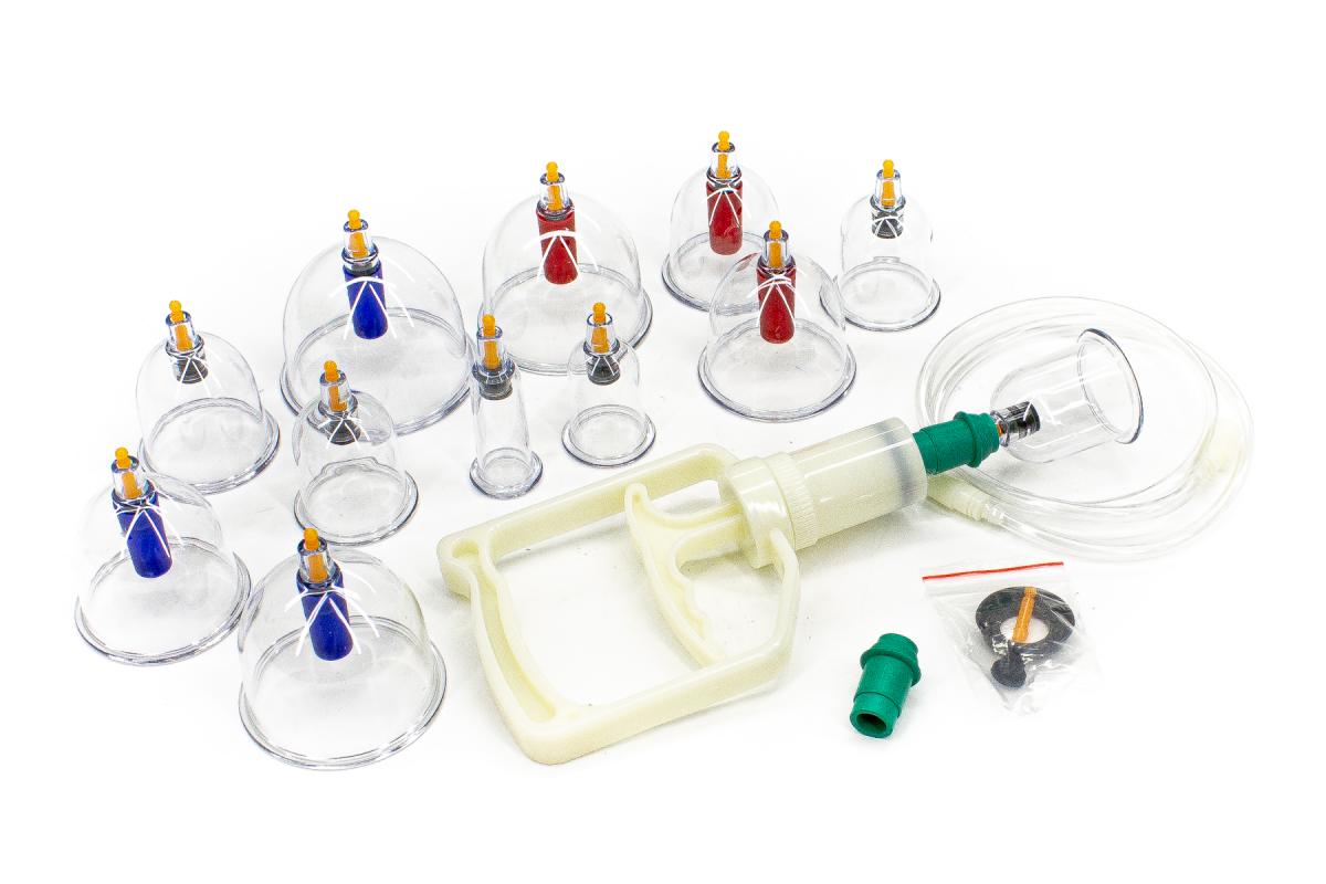 Банки вакуумные с вакууматором YS-0012