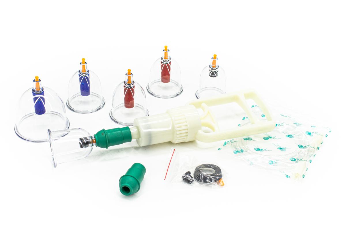 Банки вакуумные с вакууматором YS-0006