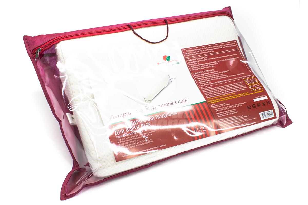 Подушка ортопедическая для взрослых, Анатомическая подушка для полноценного восстановления организма Технологии здоровья  НТ-ПС-02